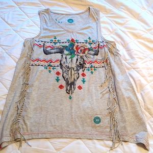 DDR grey tank top, Small